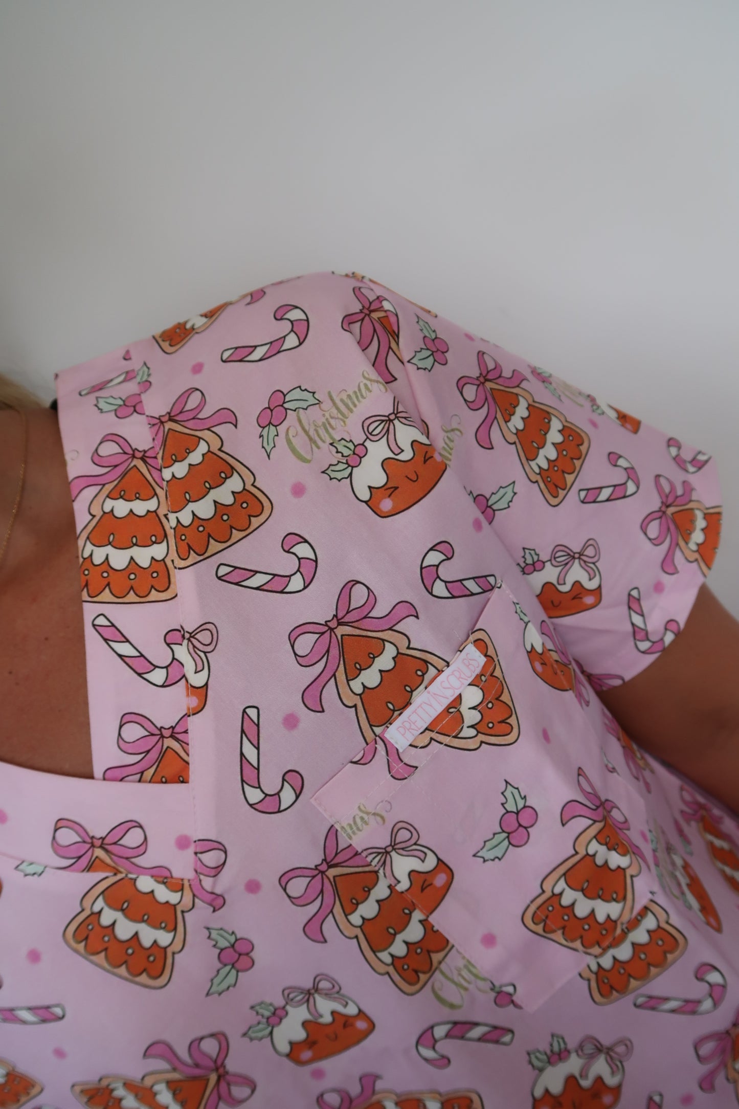 Berry Merry Pudding Scrubs - Pants