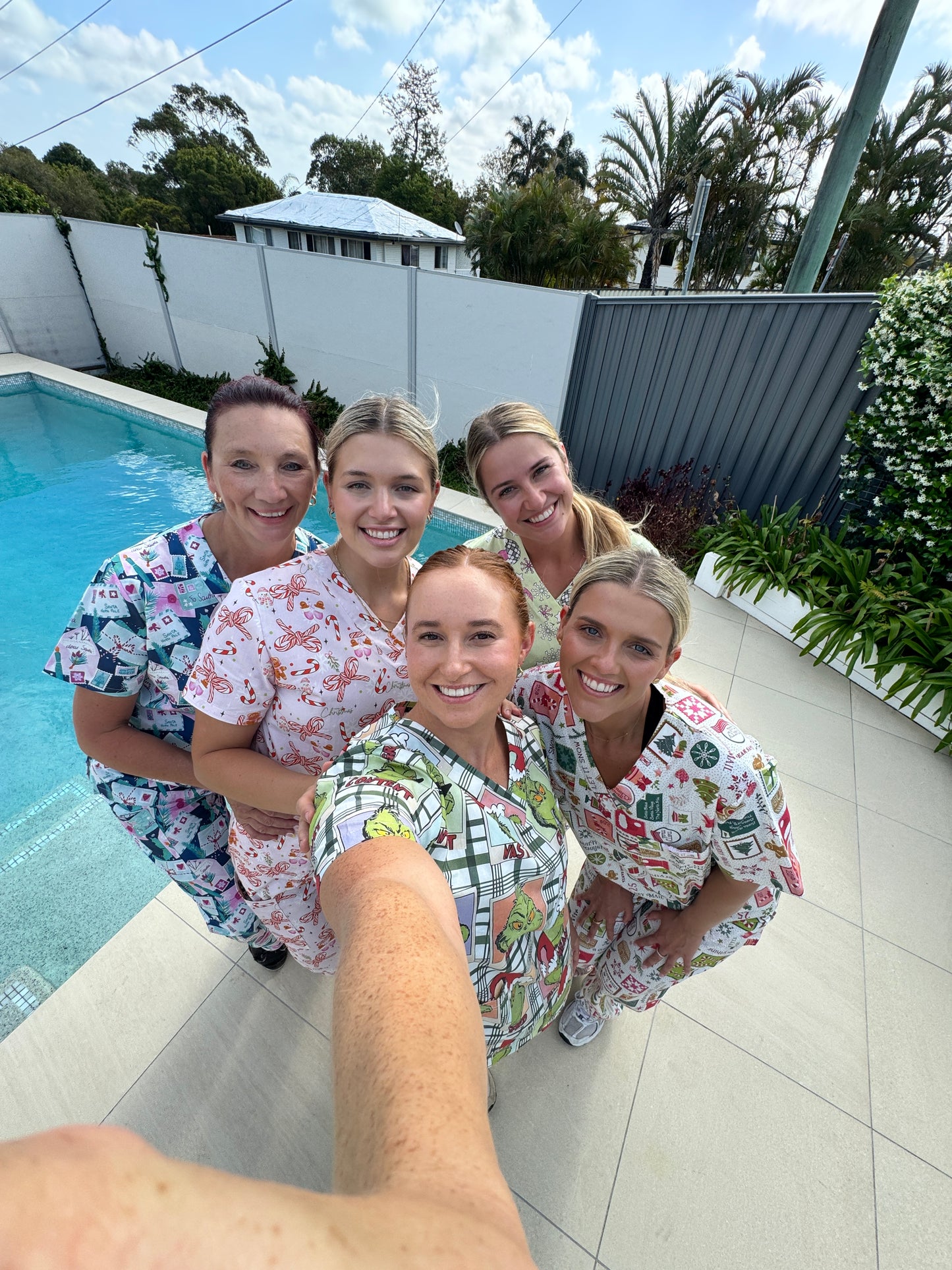 Santa’s Disco Scrub - Top