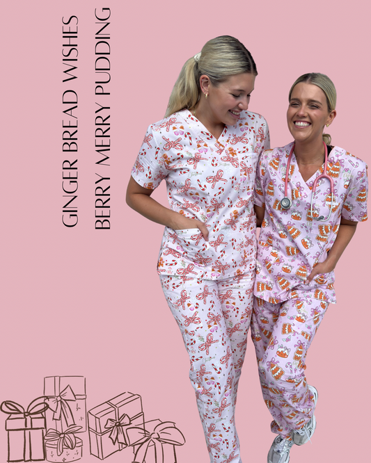 Gingerbread Wishes Scrub - Pants