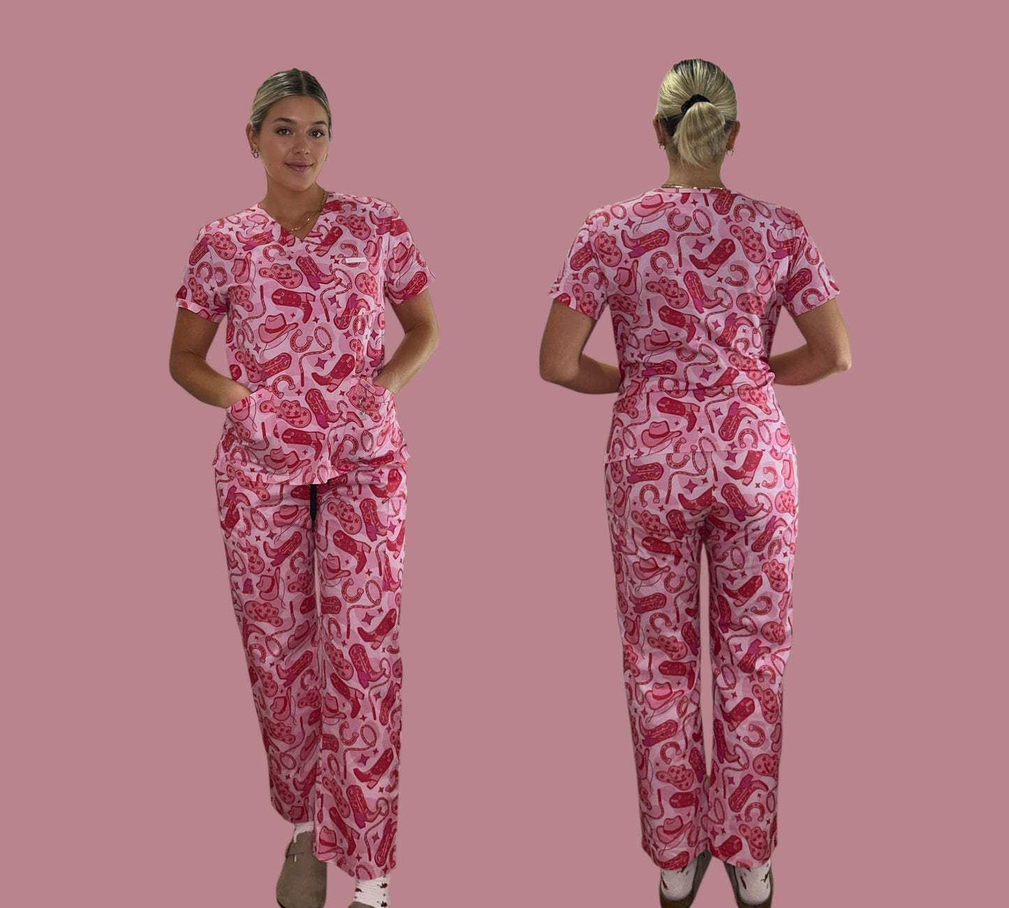 Code Rodeo - Scrub Top