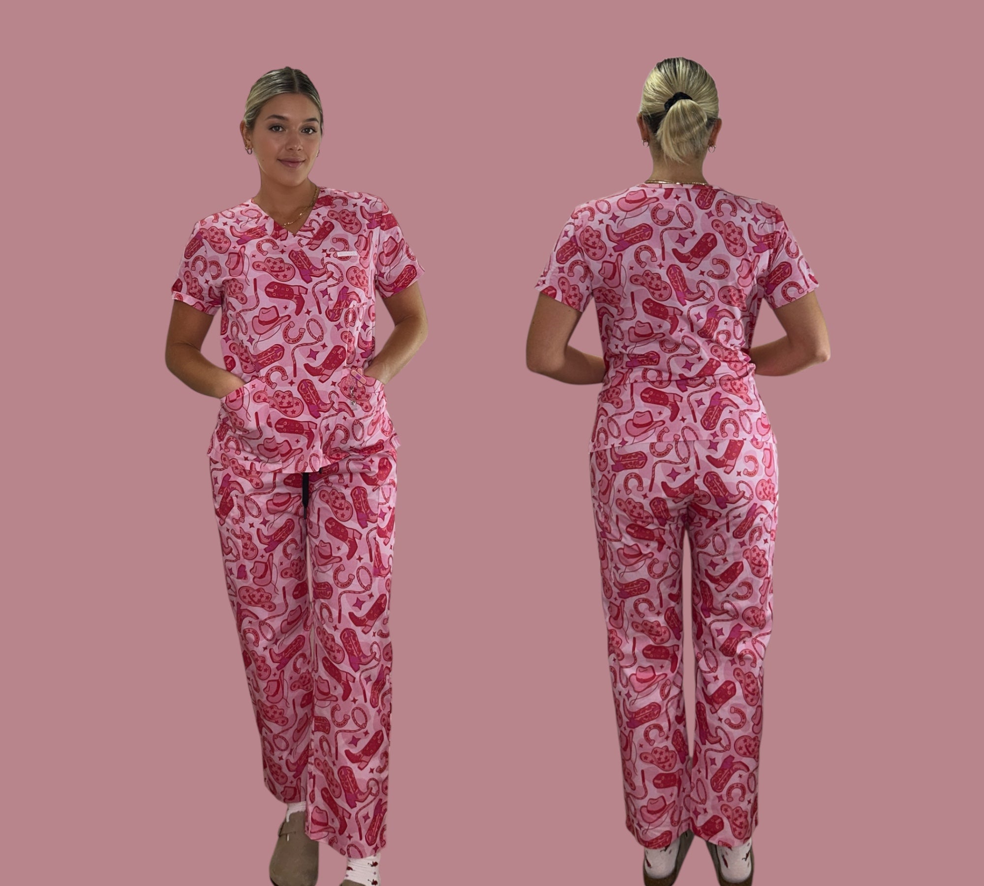 Code Rodeo - Scrub Top